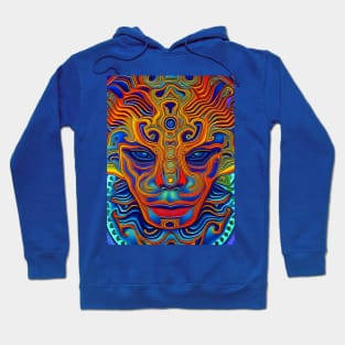 Dosed in the Machine (23) - Trippy Psychedelic Art Hoodie